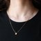 Vintage 18k Yellow Gold Light Point Necklace with Huit-Huit Cut Diamond, 1970s 14