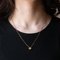 Vintage 18k Yellow Gold Light Point Necklace with Huit-Huit Cut Diamond, 1970s 12