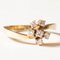 Vintage 14k Yellow Gold Ring with Brilliant Cut Diamonds, 1970s 8