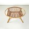 Mid-Century Modern Italian Garden Oval Coffee Table in Rattan, 1960s, Image 4