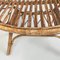 Mid-Century Modern Italian Garden Oval Coffee Table in Rattan, 1960s, Image 8