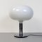 Modern Italian Steel and Glass Am/as Table Lamp attributed to Albini and Helg for Sirrah, 1970s 4