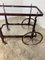 Vintage Barwagen aus Lackiertem Holz & Messing, 1950 8