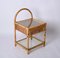 Mid-Century Italian Bamboo, Rattan and Wicker Bedside Tables, 1970s, Set of 2, Image 7