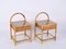 Mid-Century Italian Bamboo, Rattan and Wicker Bedside Tables, 1970s, Set of 2 12