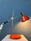 Mid-Century Space Age Schreibtischlampe aus Rotem Chrom mit Schwingarm, 1970er 3