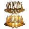 Italian Murano Glass Petal Ceiling Lamps, 1990s, Set of 2 1