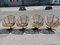 Rattan Swivel Chairs with Matching Table by Franco Albini, 1968, Set of 5 14