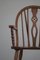 19th Century English Edwardian Windsor Armchair in Oak, 1920s, Image 10