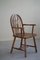 19th Century English Edwardian Windsor Armchair in Oak, 1920s, Image 7