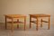 Tavolini da caffè Mid-Century in quercia, Danimarca, anni '60, set di 2, Immagine 10