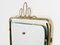 Mid-Century Modern Brass and Wire Wall Mirror, 1950s 2