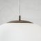 Suspension Lamp with Opal Investor Diffuser and Brass Details from Stilnovo, 1950s 5