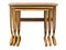 Juego de mesa de tres piezas de teca de Nathan Furniture England, años 60. Juego de 3, Imagen 2