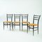 Vintage Italian Spinetto Chiavari Dining Chairs in the style of Gio Ponti, Italy, 1950s, Set of 4 17