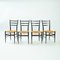 Vintage Italian Spinetto Chiavari Dining Chairs in the style of Gio Ponti, Italy, 1950s, Set of 4 1