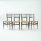 Vintage Italian Spinetto Chiavari Dining Chairs in the style of Gio Ponti, Italy, 1950s, Set of 4, Image 1