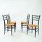 Vintage Italian Spinetto Chiavari Dining Chairs in the style of Gio Ponti, Italy, 1950s, Set of 4 15