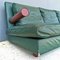 Green Leather Sofa by Antonio Citterio for B&B Italia, 1980s 8