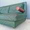 Green Leather Sofa by Antonio Citterio for B&B Italia, 1980s 10