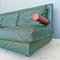 Green Leather Sofa by Antonio Citterio for B&B Italia, 1980s, Image 10