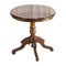 Antiker ovaler Tisch aus Nussholz 2