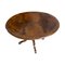 Antiker ovaler Tisch aus Nussholz 5