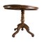 Antiker ovaler Tisch aus Nussholz 3