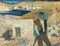 Poncelet, Pastore Basco, anni '20, Olio su tela, con cornice, Immagine 3