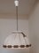 Lámpara de techo vintage con paraguas de tela con bisagras, años 70, Imagen 3
