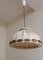 Vintage Ceiling Lamp with Hinged Fabric Umbrella, 1970s, Image 2