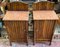 Bedside Tables with Pink Marble, 1920s, Set of 2 2
