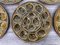 Vintage French Oyster Dishes in Majolica from St. Clement France, 1970s, Set of 13 15