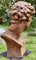 Verwitterte Gusseisen Statue von Michelangelos David, 1960er 3
