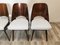 Dining Chairs by Radomir Hoffman for Ton, 1950s, Set of 4 4