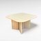 Vintage Italian Square Coffee Table in Travertine, 1970s, Image 1