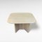 Vintage Italian Square Coffee Table in Travertine, 1970s, Image 6