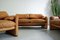 Maralunga Sofas and Armchair in Leather by Vico Magistretti for Cassina, Set of 3 37