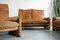 Maralunga Sofas and Armchair in Leather by Vico Magistretti for Cassina, Set of 3, Image 34