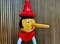 Grand Portemanteau Pinocchio de Giocattoli Galetti Milano, Italie, 1950s 8