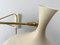 Wall Lamp with Swivel Arm and Cream-White Lampshade from Cosack, Germany, 1950s 8