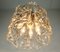 Mid-Century Crystal Glass and Chrome Hanging Light from Kinkeldey, 1960s, Image 5