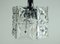 Lámpara colgante Mid-Century de cristal y cromo de Kinkeldey, años 60, Imagen 7