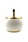 Italian Monumental White Ceramic and Brass Lamp, 1970s 5