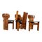 Chaises Africa par Tobia & Afra Scarpa pour Maxalto, 1976, Set de 4 3