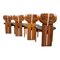 Chaises Africa par Tobia & Afra Scarpa pour Maxalto, 1976, Set de 4 4