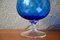 Tazza blu in vetro sfaccettato Empoli, anni '70, Immagine 5