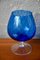 Blaue Tasse aus Empoli Facettenglas, 1970er 3