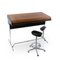 Bureau Action Standing et Tabouret Perchoir par George Nelson pour Herman Miller, 1960s, Set de 2 3