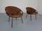 Vintage Suede Lounge Chairs from Lusch, Germany, 1960s, Set of 2 3